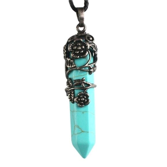 Natural healing stone pendent necklaces - Picture 3 of 8